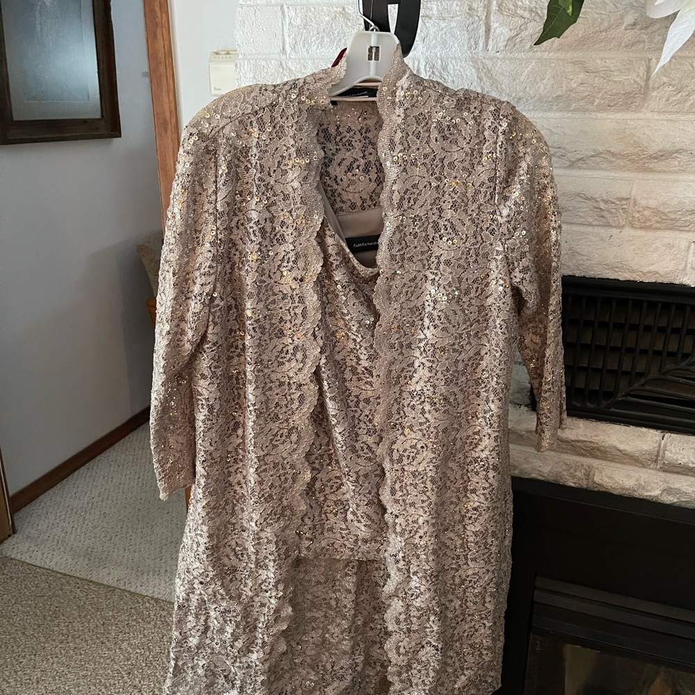 Three piece mother of the bride outfit